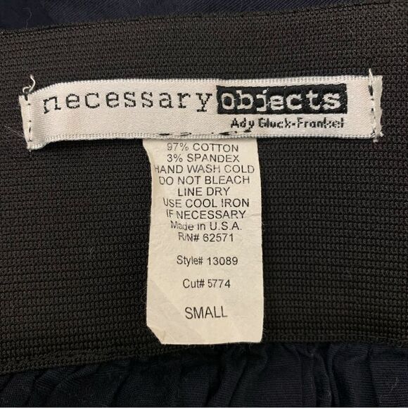 Necessary Object Navy Blue Wide Waist Skirt - Picture 10 of 11